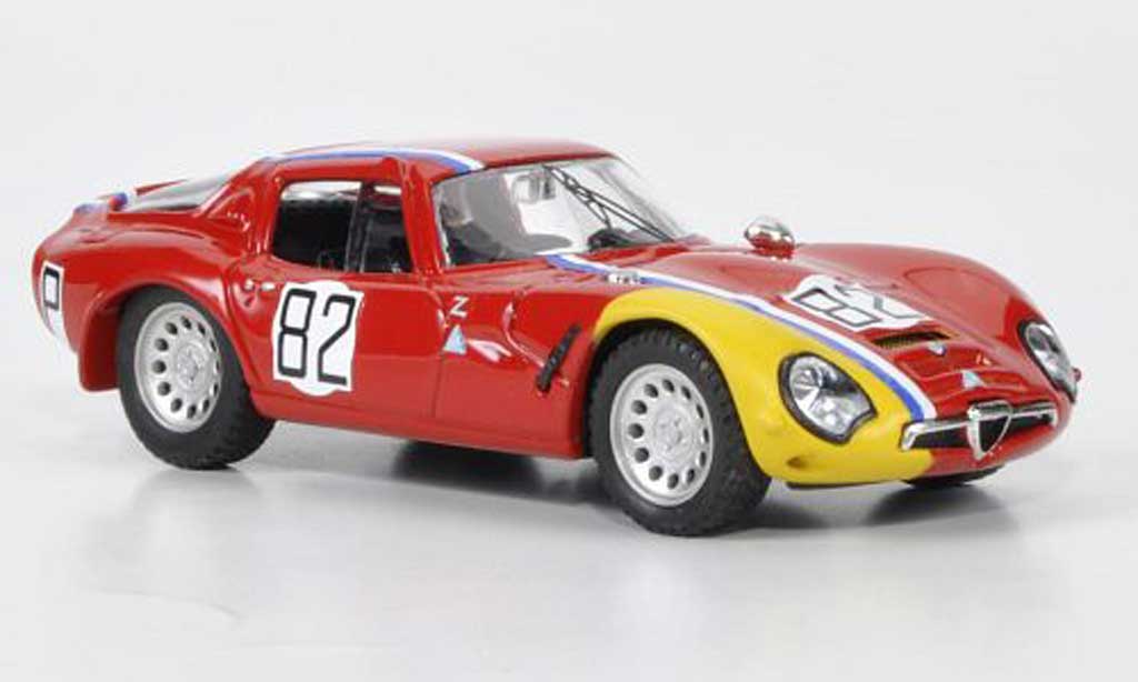 Alfa Romeo TZ2 1/43 Best No.82 Trosch / Pilette Nurburgring 1967 modellino in miniatura
