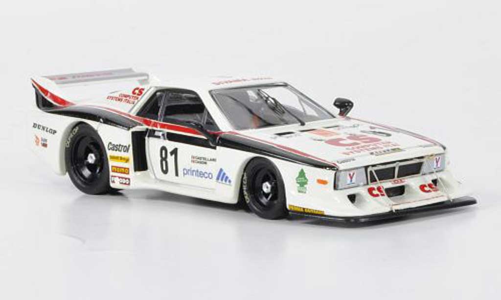 Lancia Beta Monte Carlo 1/43 Best Monte Carlo Turbo No.81 Vesuvio Racing Casoni / Castellano Monza 1982 modellino in miniatura