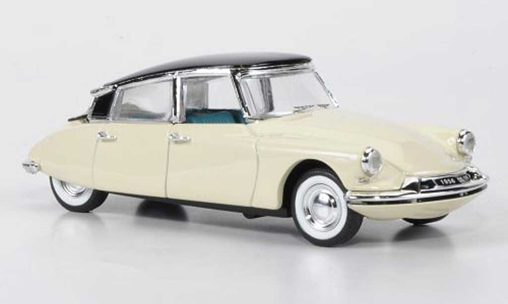 Citroen DS 19 1/43 Rio 19 beige/nero Autosalon Paris 1955 modellino in miniatura