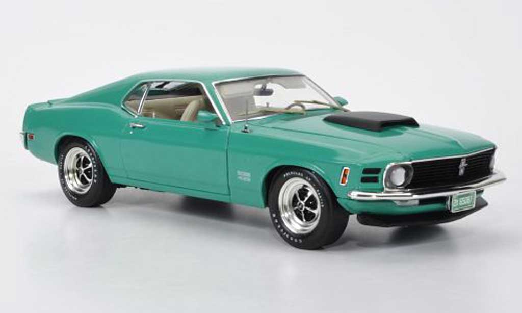 Ford Mustang 1970 1/18 Highway 61 1970 Boss 429 grun/nero modellino in miniatura