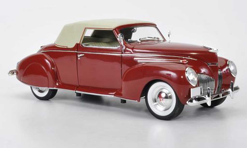 Lincoln Zephyr 1/18 Signature rosso 1939 modellino in miniatura