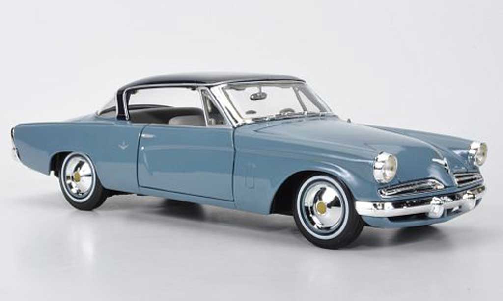 Studebaker Starliner 1/18 Maisto grigio/blu 1953 modellino in miniatura