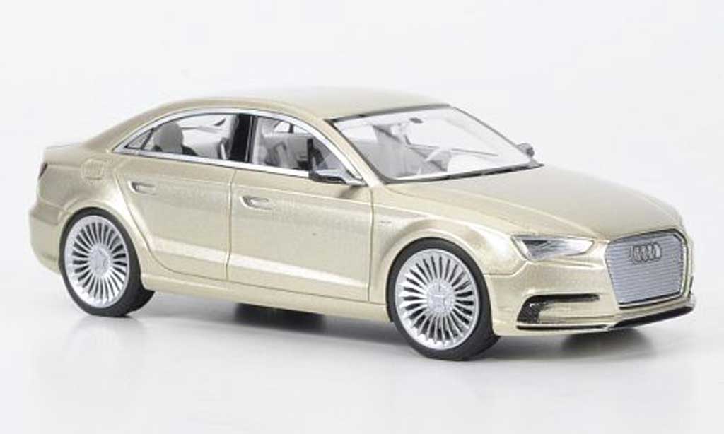 Audi A3 1/43 Look Smart Concept beige Shanghai Motorshow 2011 modellino in miniatura