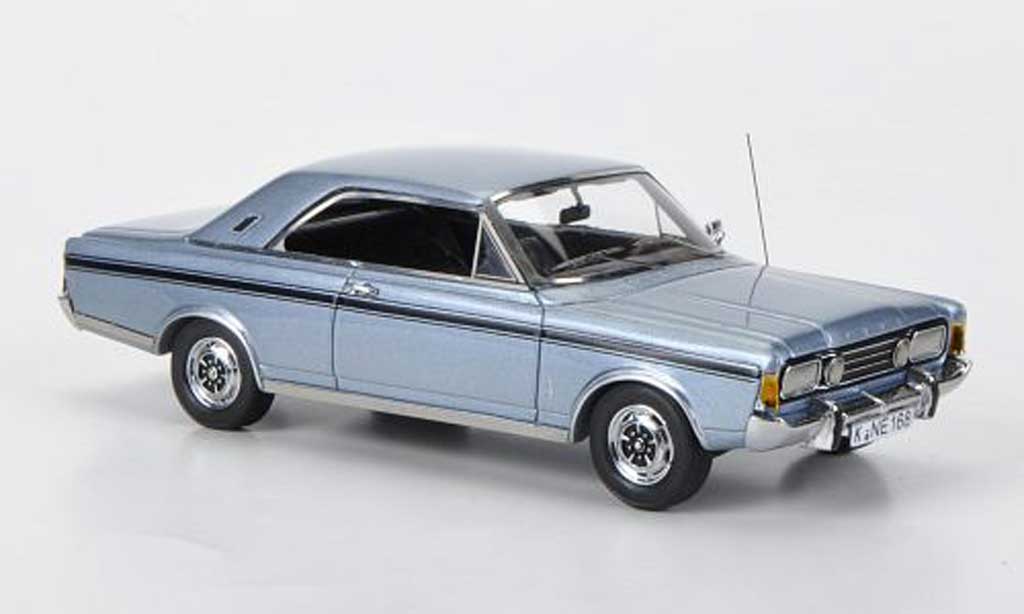 Ford Taunus 1970 1/43 Neo 1970 (P7b) 23M blu modellino in miniatura
