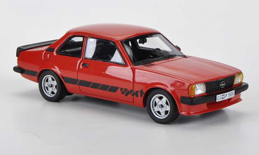 Opel Ascona B 1/43 Neo B Sport rosso 1980 modellino in miniatura