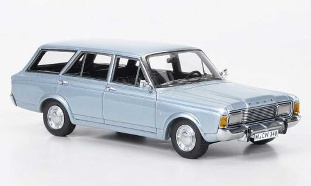 Ford Taunus 1969 1/43 Neo 1969 (P7b) Tunier blu limited edition modellino in miniatura