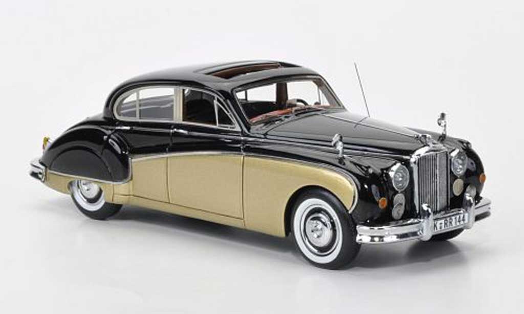 Jaguar MK 8 1/43 Neo 8 nero/gold LHD modellino in miniatura