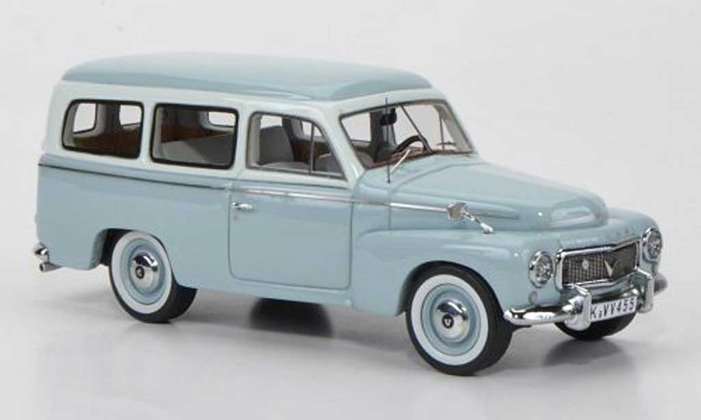Volvo 445 1/43 Neo duett grigioblu/bianco modellino in miniatura