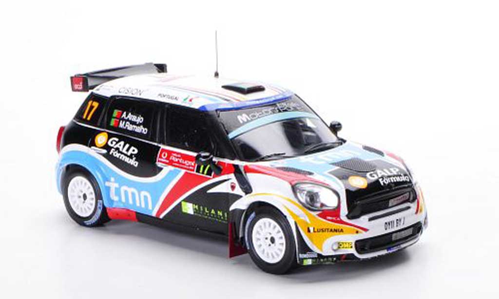 Mini Countryman JCW 1/43 IXO JCW No.17 A.Araujo / M.Ramalho Rally Portugal 2011 modellino in miniatura