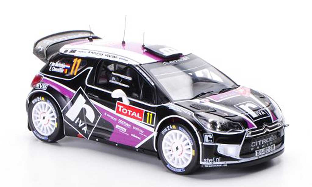 DS Automobiles DS3 WRC 2012 1/43 IXO WRC 2012 WRC No.11 P.Merksteijn / E.Chevalier Rally Monte Carlo 2012 modellino in miniatura