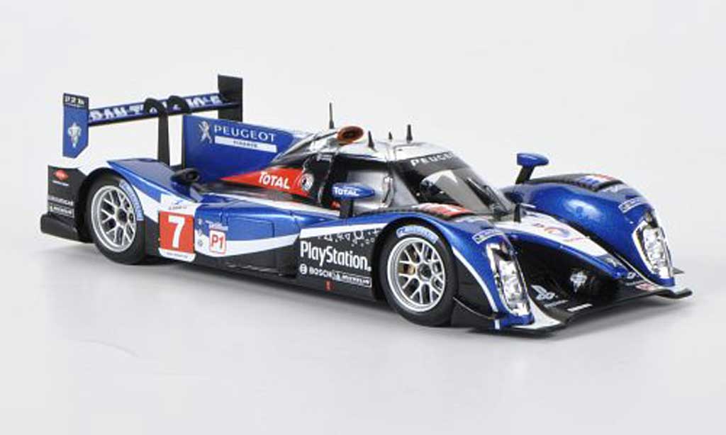 Peugeot 908 2011 1/43 Spark 2011 No.7 Playstation S.Bourdais/A.Davidson ILMC Zhuhai modellino in miniatura