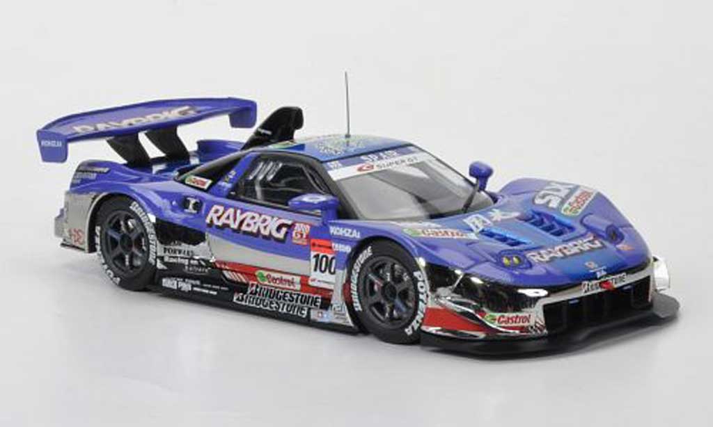 Honda NSX Super GT 1/43 Ebbro Super GT 500 No.100 Raybrig 2006 modellino in miniatura