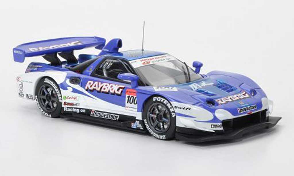 Honda NSX Super GT 1/43 Ebbro Super GT No.100 Raybrig (Late Version) 2005 modellino in miniatura
