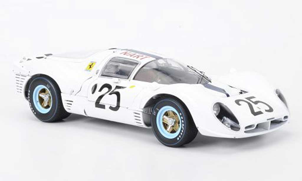 Ferrari 412 1/18 GMP NART P No.25 bianco Rodriguez 1967 modellino in miniatura