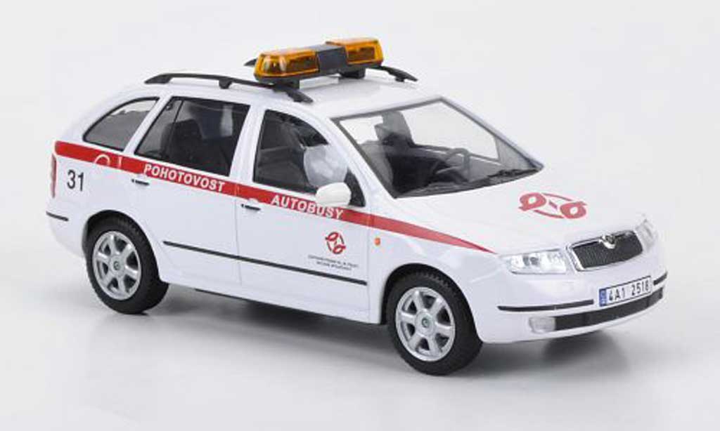 Skoda Fabia 1/43 Abrex Pohotovost Autobusy (31) modellino in miniatura