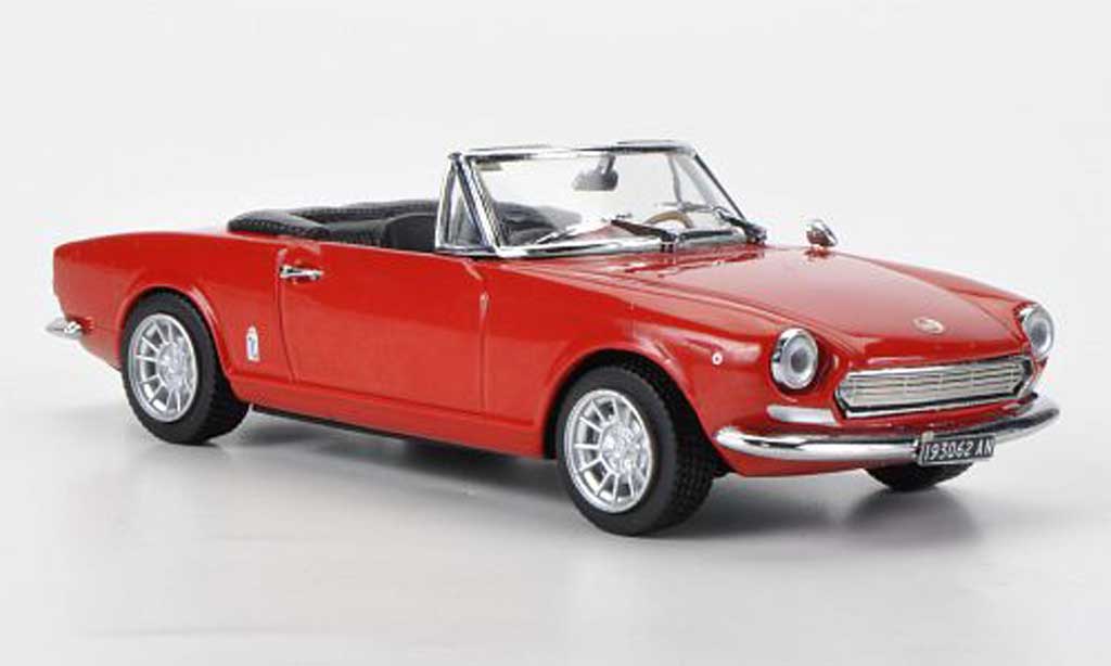 Fiat 124 Spider 1/43 Vitesse Spider AS rosso modellino in miniatura