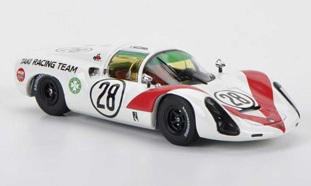 Porsche 910 1968 1/43 Ebbro 1968 No.28 Taki Racing Team T.Ikuzawa GP Japan modellino in miniatura