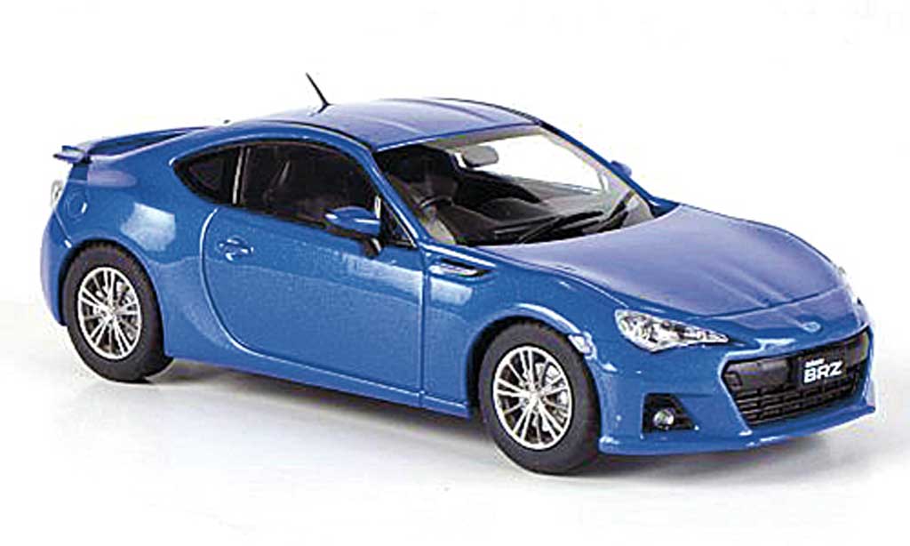 Subaru BRZ 1/43 Ebbro blu RHD 2012 modellino in miniatura