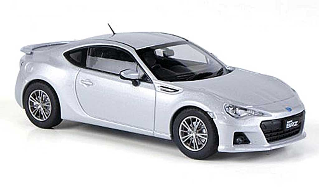 Subaru BRZ 1/43 Ebbro grigio RHD 2012 modellino in miniatura