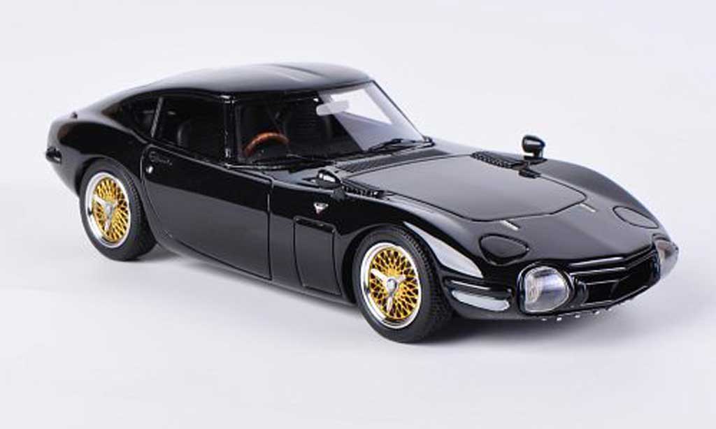 Toyota 2000 GT 1/43 HPI nero RHD modellino in miniatura