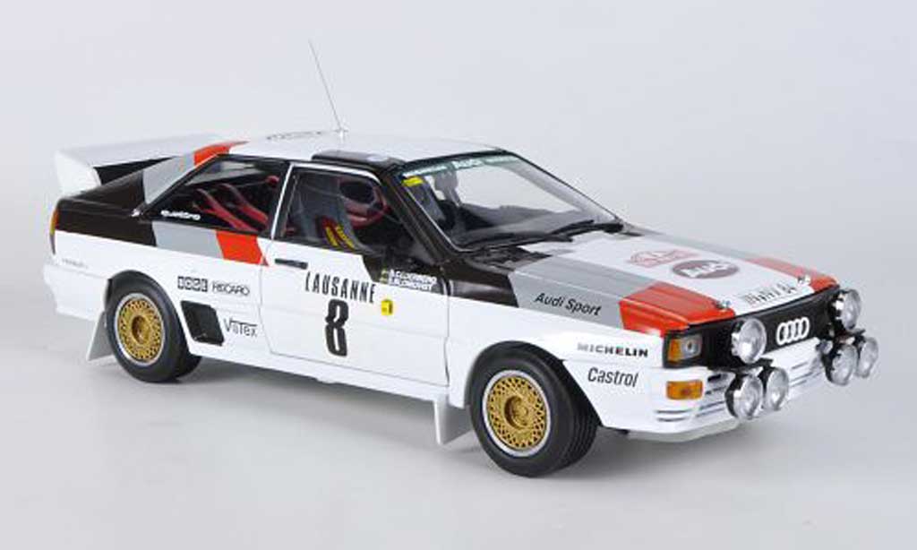 Audi Quattro 1/18 Sun Star A1 No.8 Rally Monte Carlo 1983 S.Blomqvist/B.Cederberg modellino in miniatura