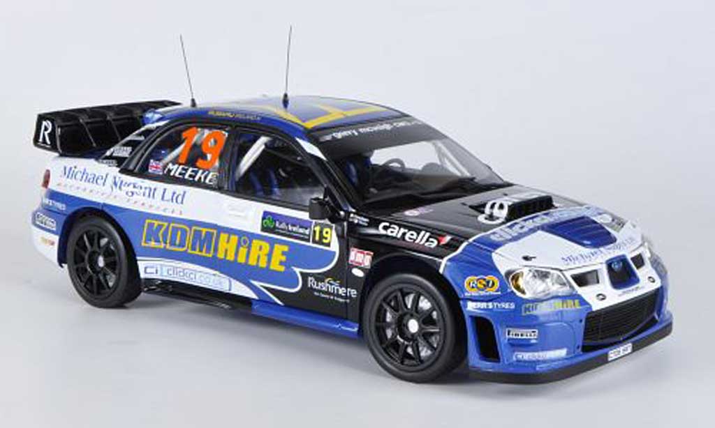 Subaru Impreza WRC 1/18 Sun Star WRC 06 No.19 Rally Ireland 2007 K.Meeke/P.Nagle modellino in miniatura