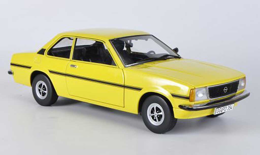 Opel Ascona B 1/18 Sun Star B SR giallo 1975 modellino in miniatura