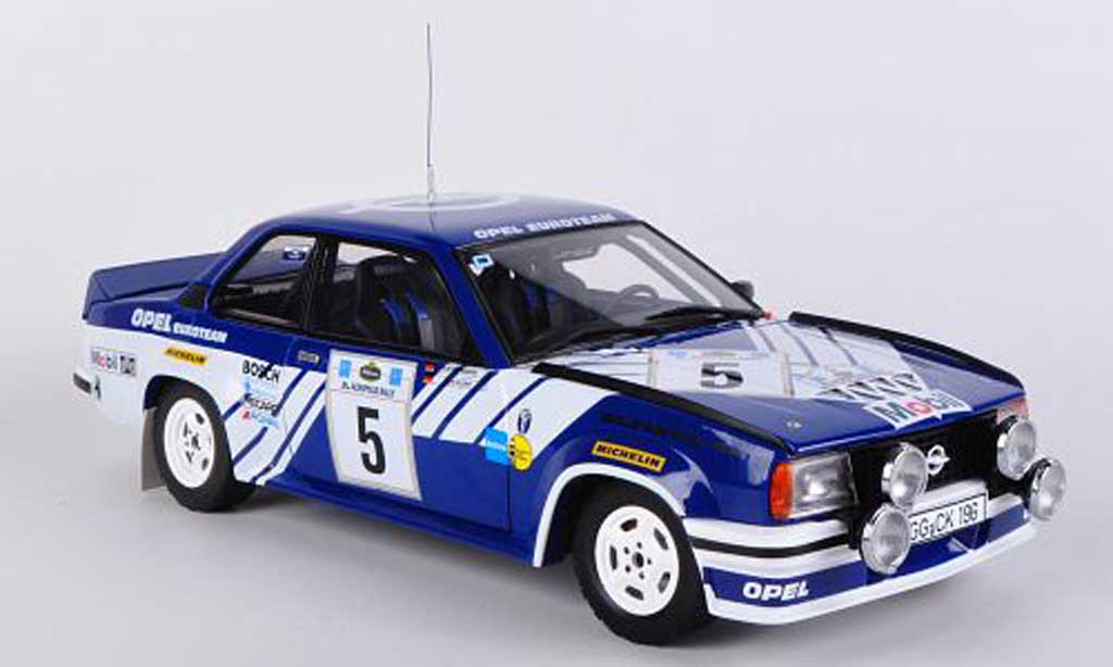 Opel Ascona 400 1/18 Sun Star 400 No.5 J.Kleint / G.Wanger Rally Acropolis 1981 modellino in miniatura