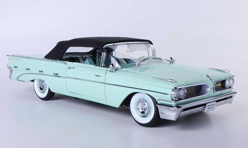 Pontiac Bonneville 1/18 Sun Star Convertibile grun/nero 1959 modellino in miniatura