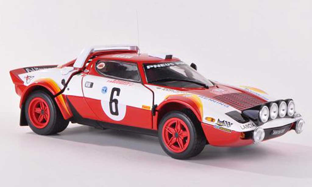 Lancia Stratos HF 1/18 Sun Star HF Rally No.6 Publimmo-Racing Rally Monte Carlo 1979 modellino in miniatura