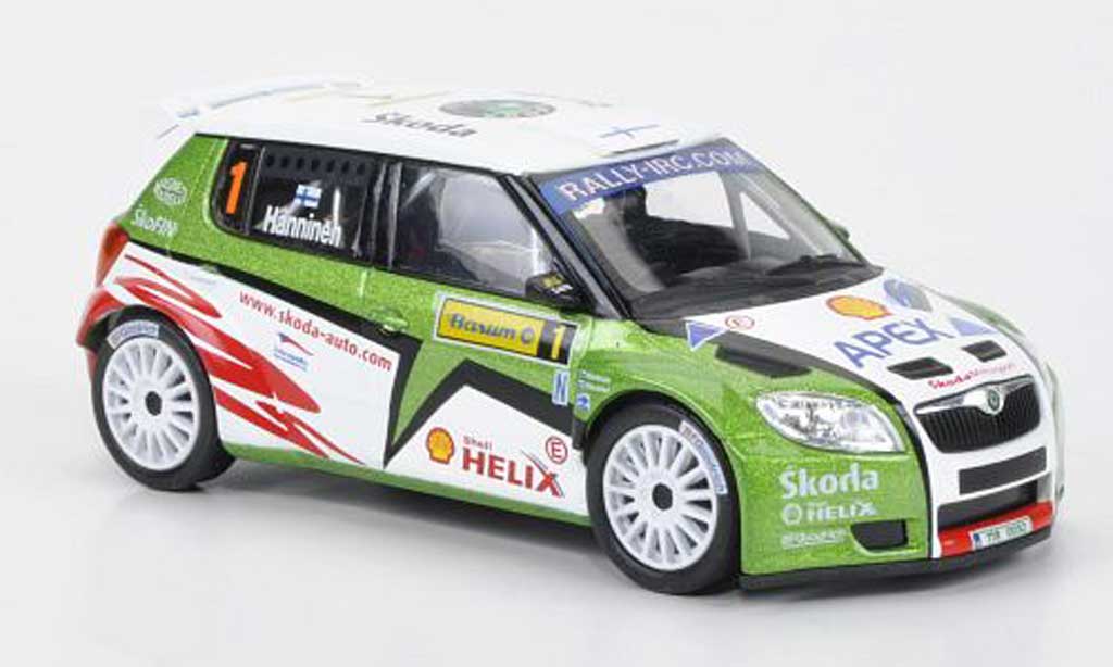 Skoda Fabia S2000 1/43 Abrex S2000 No.1 Hanninen Barum Rally 2010 modellino in miniatura
