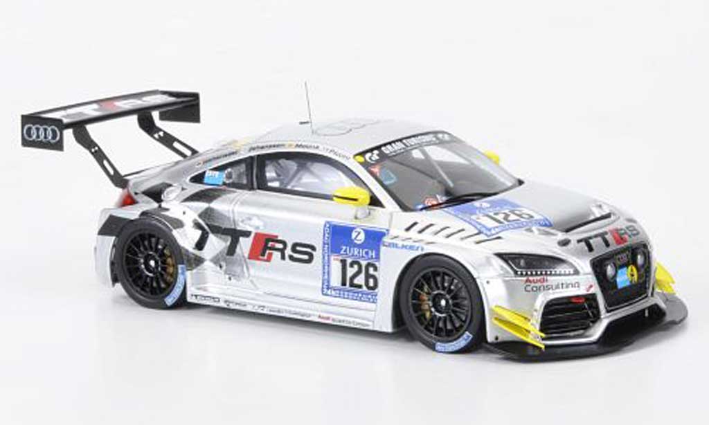 Audi TT RS 1/43 Spark RS No.126 24h Nurburgring 2011 modellino in miniatura