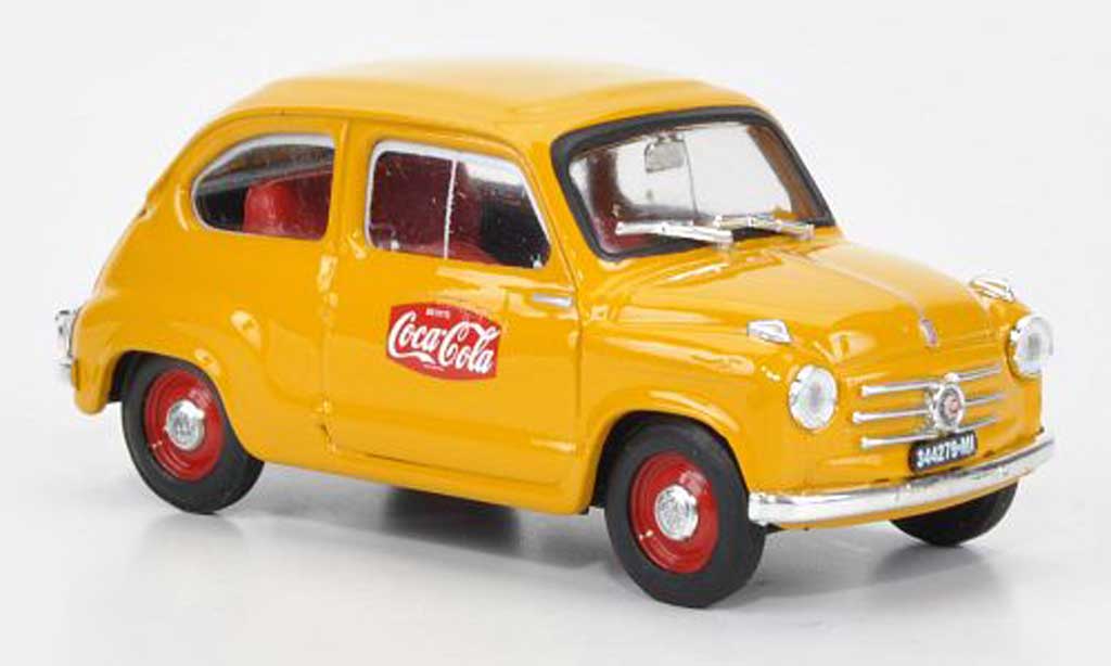 Fiat 600 1/43 Brumm Coca Cola 1a Serie GP Monza 1961 1961 modellino in miniatura