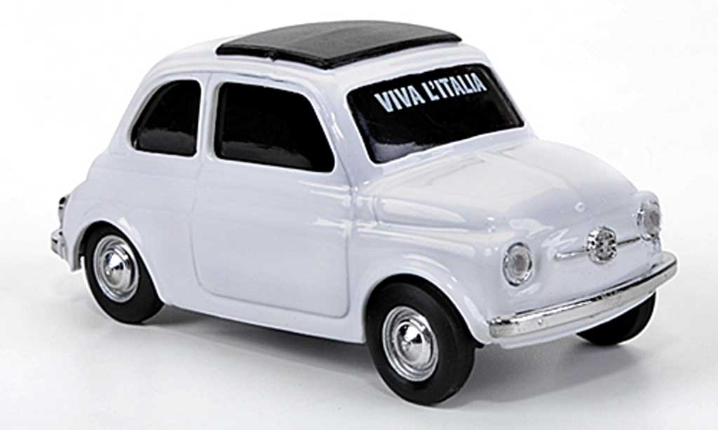 Fiat 500 1/43 Brumm VIVA Italia bianco 1960 modellino in miniatura