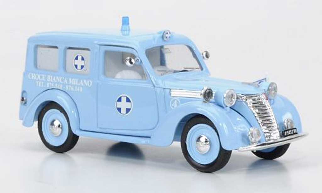 Fiat 1100 1/43 Brumm E Rettungswagen Autoambulanza Croce BiancaMilano biancoes Kreuz 1956 modellino in miniatura