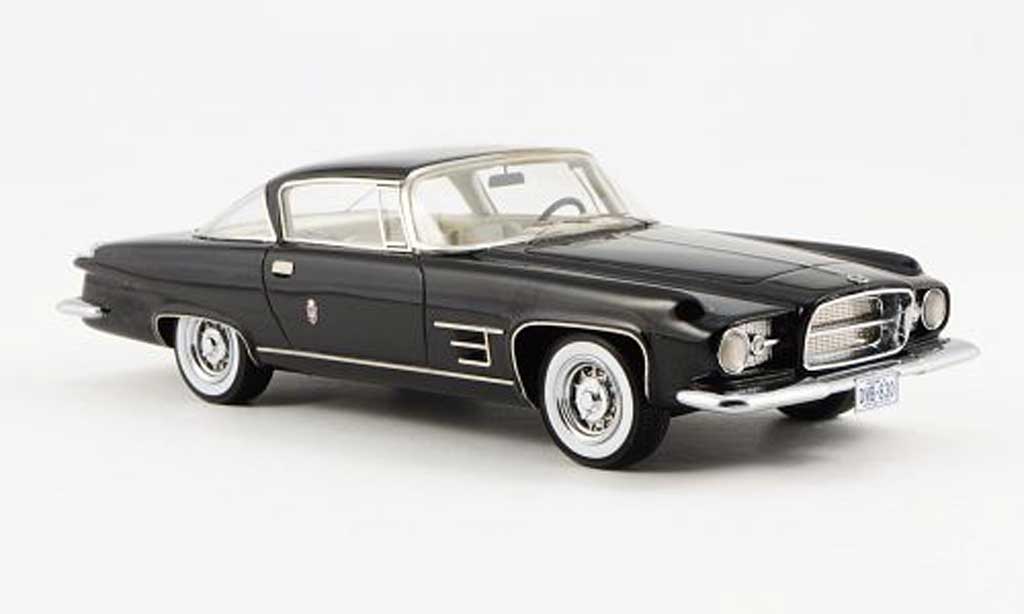 Chrysler Dual Ghia 1/43 Neo L6.4 Hardtop Coupe nero 1957 modellino in miniatura