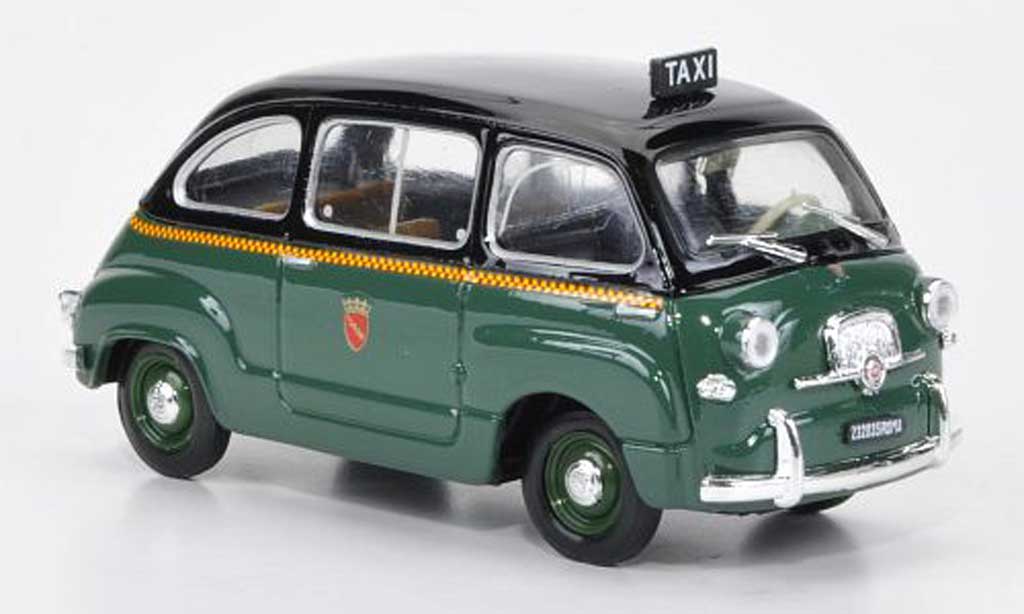 Fiat 600 1/43 Brumm Multipla Taxi Rom 1956 modellino in miniatura