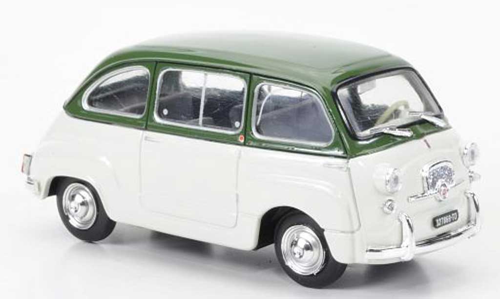 Fiat 600 1/43 Brumm D Multipla olivgrun/bianco 1960 modellino in miniatura