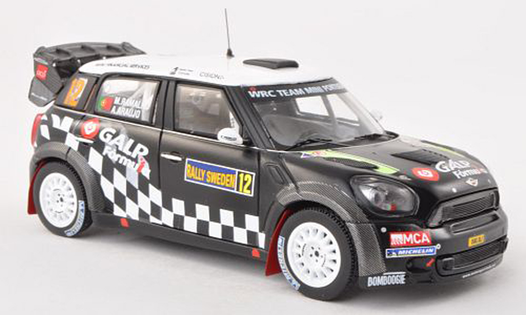 Mini Cooper WRC 1/43 IXO WRC John Works No.12 Team Portugal Rally Schweden 2012 A.Araujo/M.Ramalho modellino in miniatura