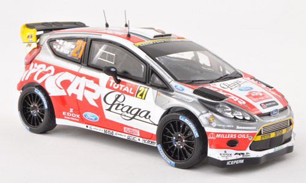Ford Fiesta WRC 1/43 IXO WRC No.21 Czech National Team Rally Monte Carlo 2012 M.Prokop/Z.Hruza modellino in miniatura