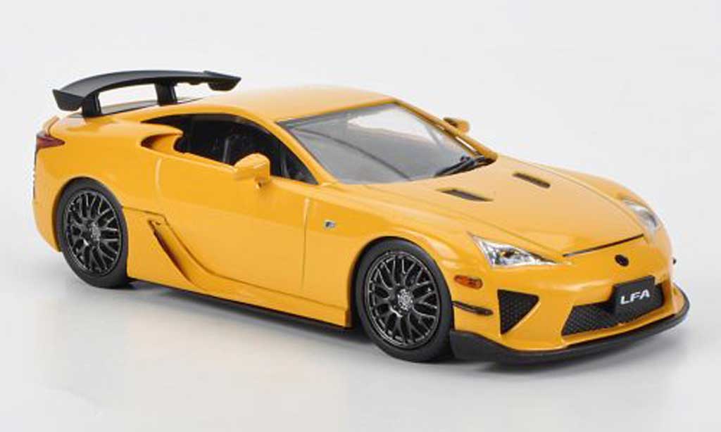 Lexus LFA 1/43 J Collection giallo Nurburgring Package RHD 2011 modellino in miniatura