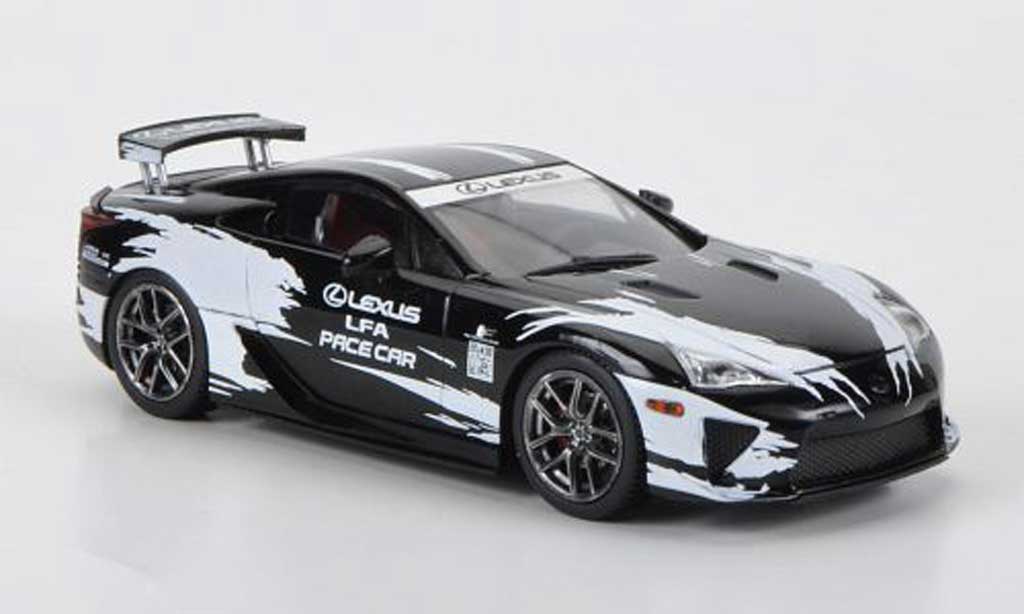 Lexus LFA 1/43 J Collection Pace Car nero/bianco 2011 modellino in miniatura