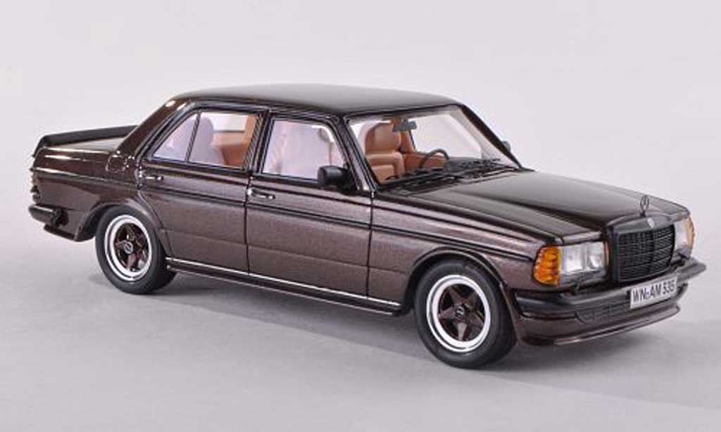 Mercedes 280 1980 1/43 Neo 1980 E (W123) AMG nero-brun 1980 modellino in miniatura