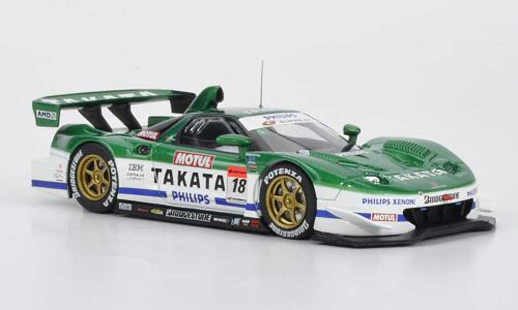Honda NSX Super GT 1/43 Ebbro Super GT No.18 Takata Dome R.Michigami / T.Kogure Super GT500 2007 modellino in miniatura