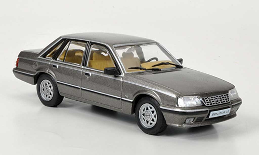 Opel Senator 1/43 Hachette A2 grigio (ohne Magazin) 1982 modellino in miniatura