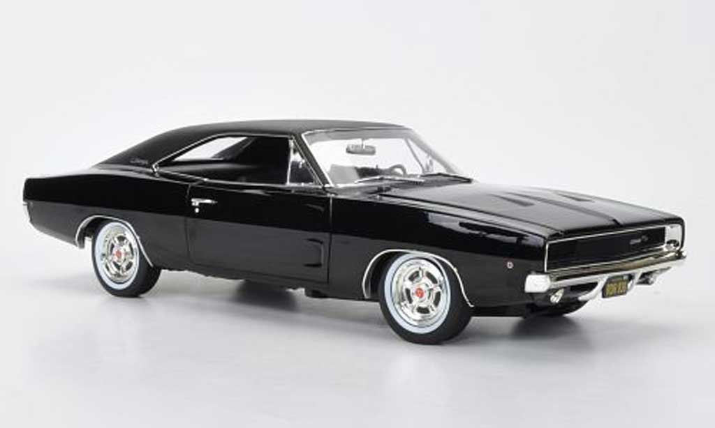 Dodge Charger 1968 1/18 Greenlight 1968 R/T nero/mattnero Steve McQueen - Bullitt modellino in miniatura