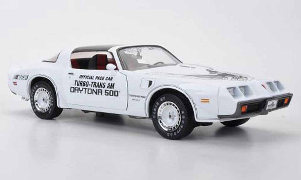 Pontiac Firebird 1981 1/18 Greenlight 1981 Turbo T/A Official Pace Car Daytona 500 1981 modellino in miniatura