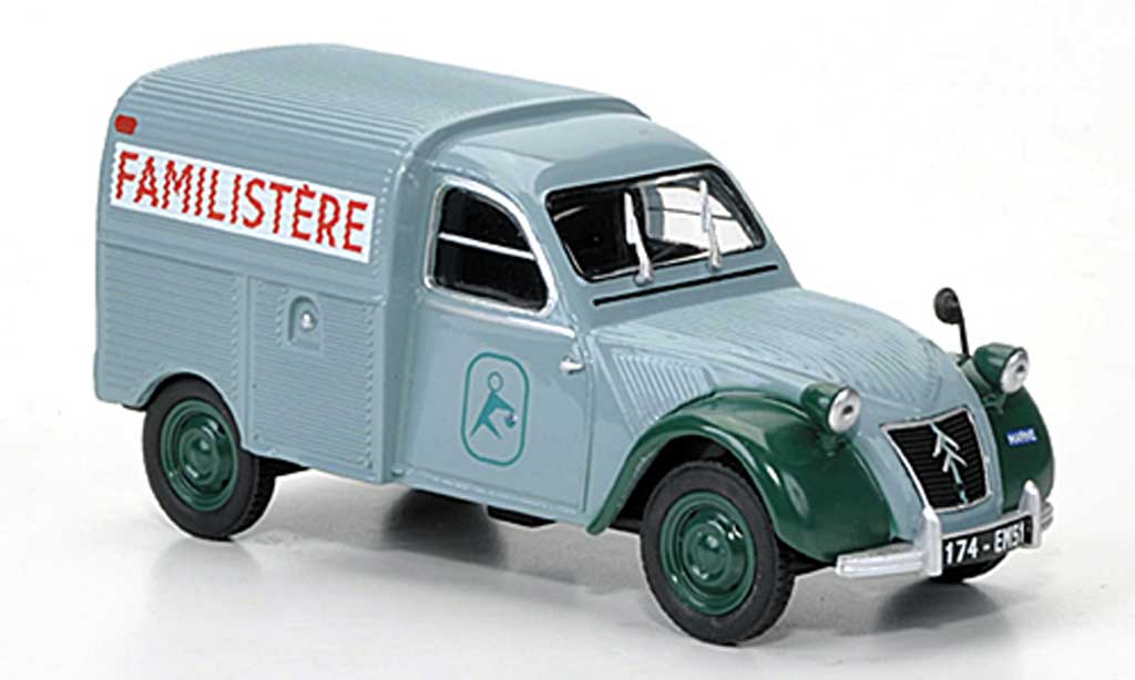 Citroen 2CV 1/43 Eligor AZU Familistere modellino in miniatura