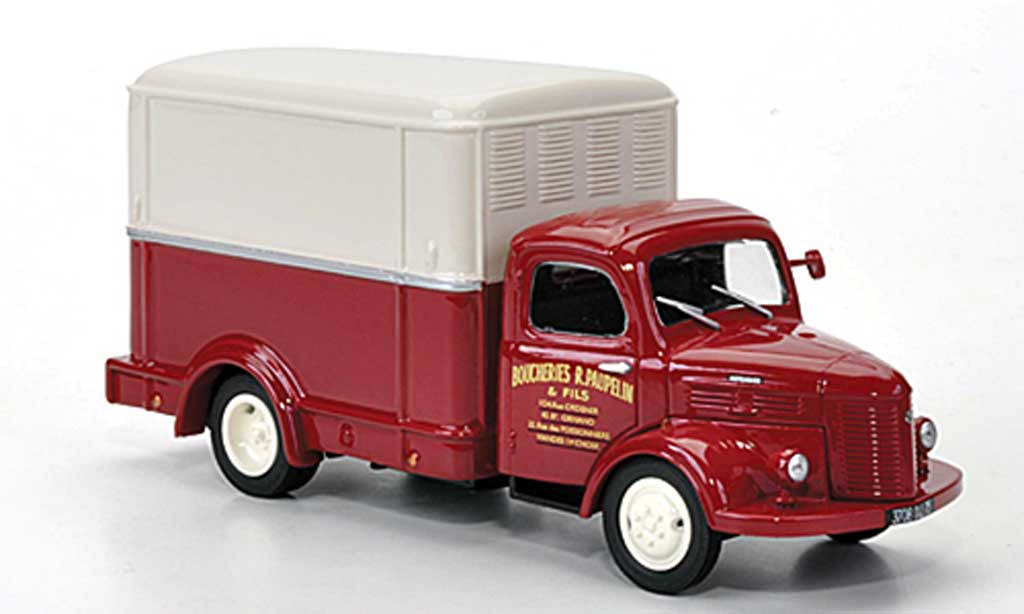 Hotchkiss PL 25 1/43 Eligor Kasten Boucheries R.Paupelin & Fils Fleischereilieferwagen modellino in miniatura