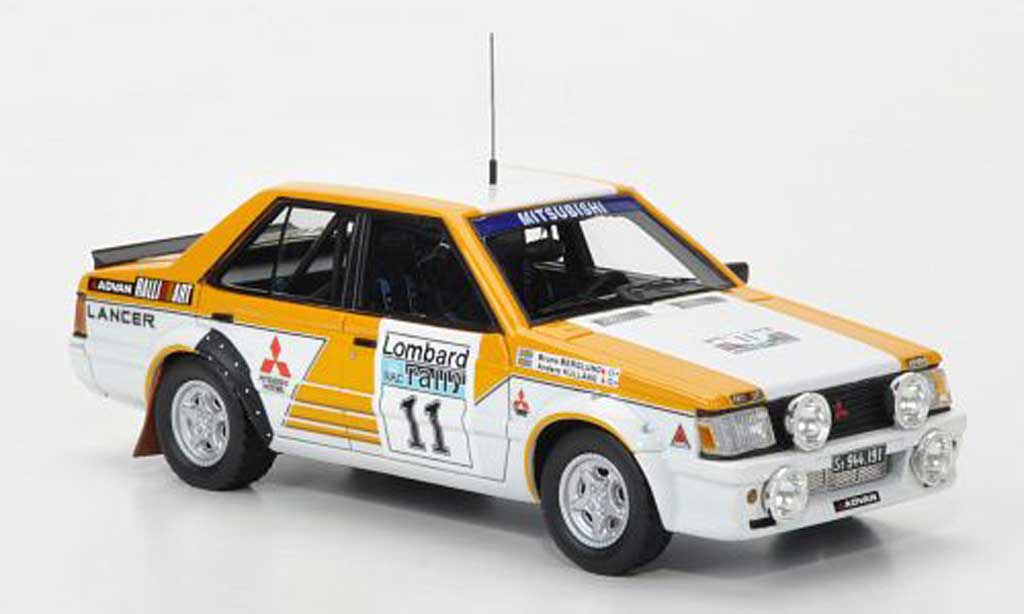 Mitsubishi Lancer 2000 Turbo 1/43 Neo 2000 Turbo No.11 Team Ralliart RAC Rally limited edition 1981 modellino in miniatura